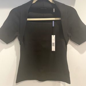 Elie Tahari Short Sleeve Sweater